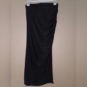 NWOT Black Slit Skirt